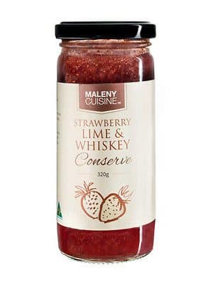 Strawberry Lime Whiskey Conserve
