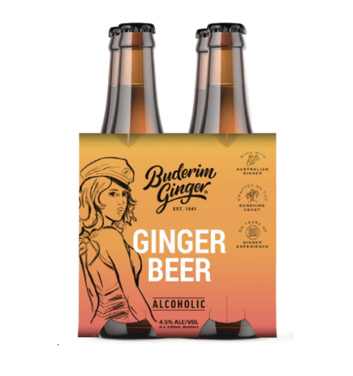 Alcoholic Ginger Beer 330ml 4pk
