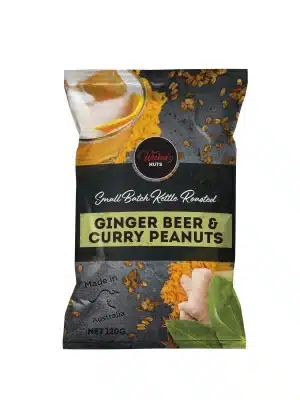 Ginger Beer & Curry Peanuts 120g