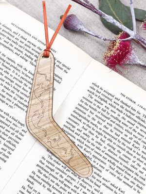 Kangaroo Boomerang Bookmark